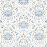 York Blue Shellby Peel & Stick Wallpaper