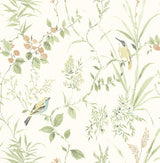York Songbord Sage Peel & Stick Wallpaper