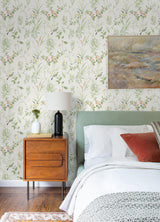 York Songbord Sage Peel & Stick Wallpaper