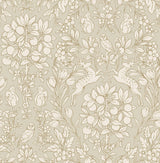 York Enchanted Taupe Peel & Stick Wallpaper
