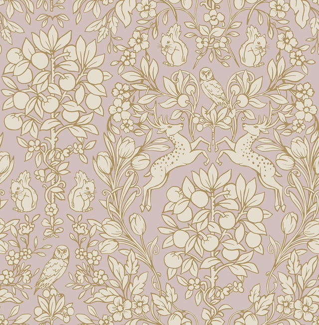 York Enchanted Blush Peel & Stick Wallpaper