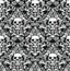 York Skulls Black Fieri Novelty Peel & Stick Wallpaper