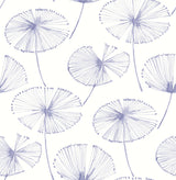 York Periwinkle Aya Flower Peel & Stick Wallpaper