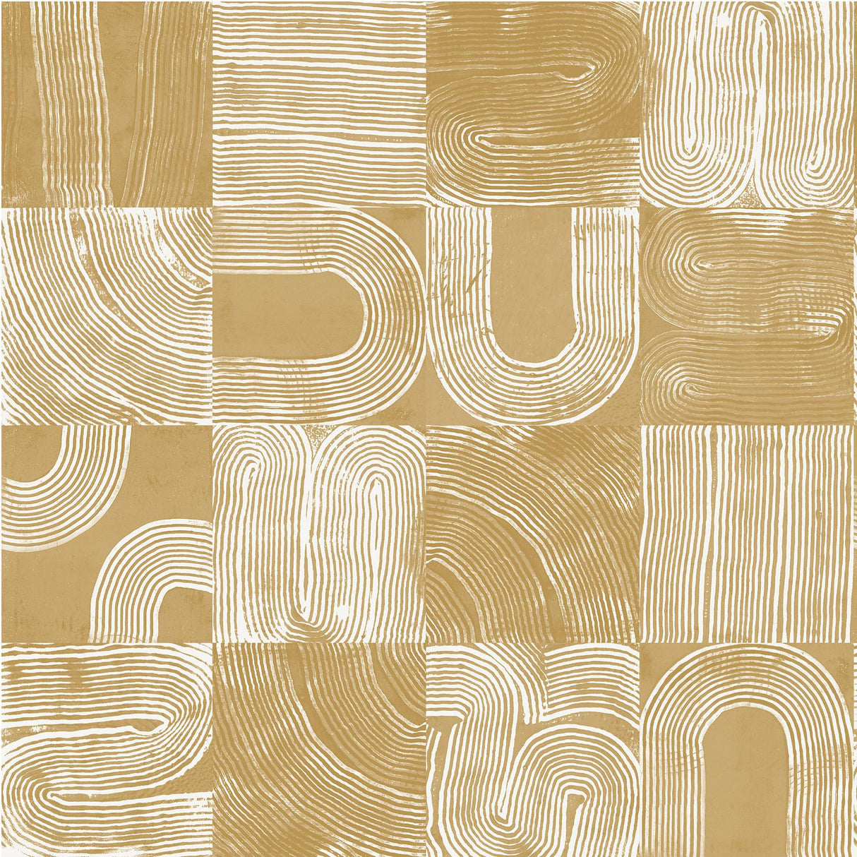 York Yellow Vaughn Geometric Peel & Stick Wallpaper