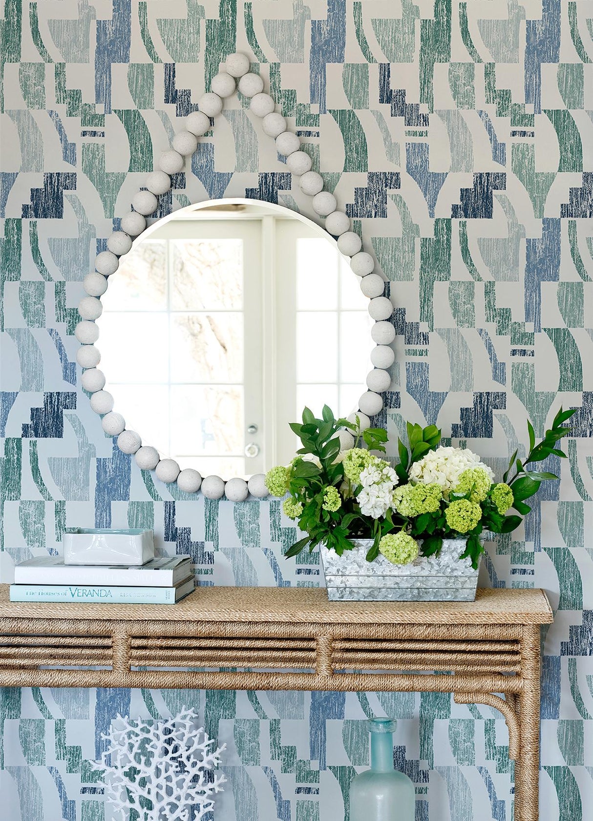York Cool Multi Lenny Geometric Peel & Stick Wallpaper