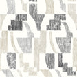 York Taupe Multi Lenny Geometric Peel & Stick Wallpaper