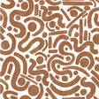 York Terracotta Edie Geometric Peel & Stick Wallpaper