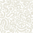 York Taupe Edie Geometric Peel & Stick Wallpaper