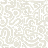 York Taupe Edie Geometric Peel & Stick Wallpaper