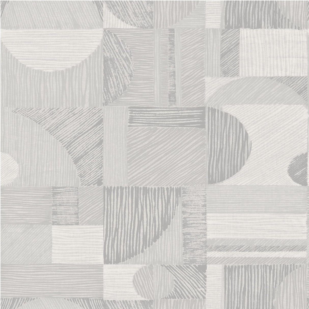 York Silver Margo Geometric Peel & Stick Wallpaper
