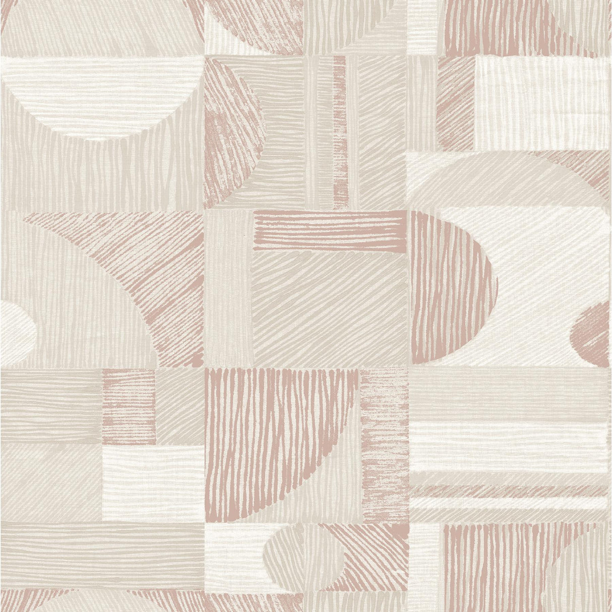 York Rose Gold Margo Geometric Peel & Stick Wallpaper