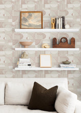 York Rose Gold Margo Geometric Peel & Stick Wallpaper