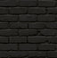 York Amsterdam Black Brick Peel & Stick Wallpaper