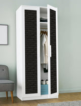 York Amsterdam Black Brick Peel & Stick Wallpaper