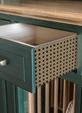 York Rattan Caning Honey Peel & Stick Wallpaper