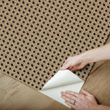 York Rattan Caning Honey Peel & Stick Wallpaper