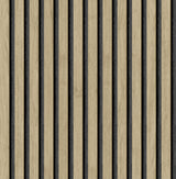 York Slat Wood Oak Peel & Stick Wallpaper