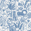 York Sweet Safari Blue Peel & Stick Wallpaper