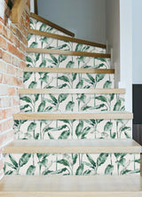 York Banana Leaf Teal Peel & Stick Wallpaper