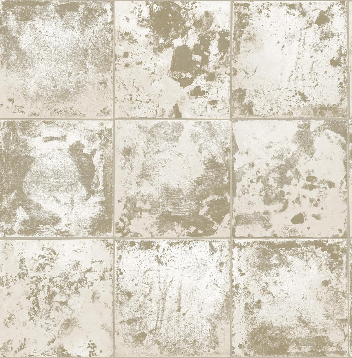 York Metal Sheet Silver Peel & Stick Wallpaper