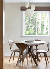 York Alix Cream Peel & Stick Wallpaper