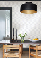 York Alix Grey Peel & Stick Wallpaper