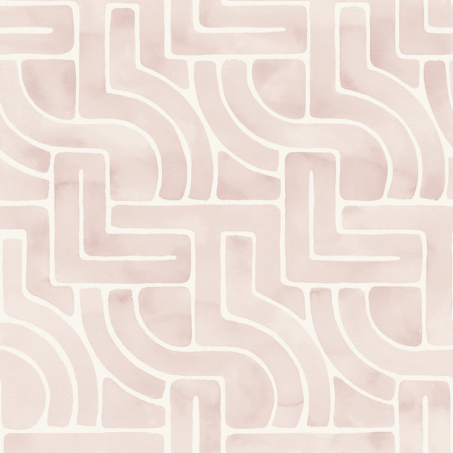 York Blythe Blush Peel & Stick Wallpaper