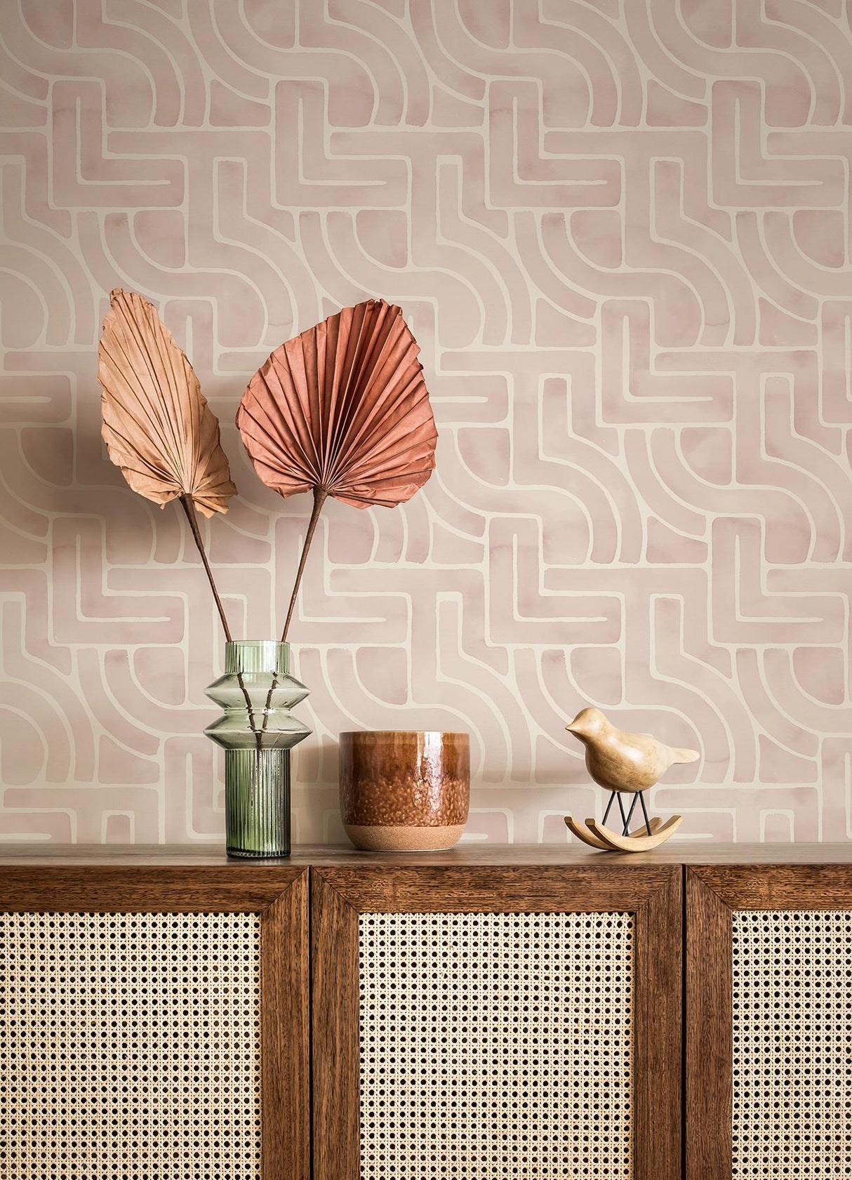 York Blythe Blush Peel & Stick Wallpaper