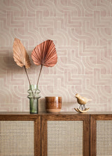 York Blythe Blush Peel & Stick Wallpaper