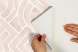 York Blythe Blush Peel & Stick Wallpaper