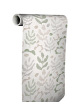 York Mira Neutral Green Peel & Stick Wallpaper
