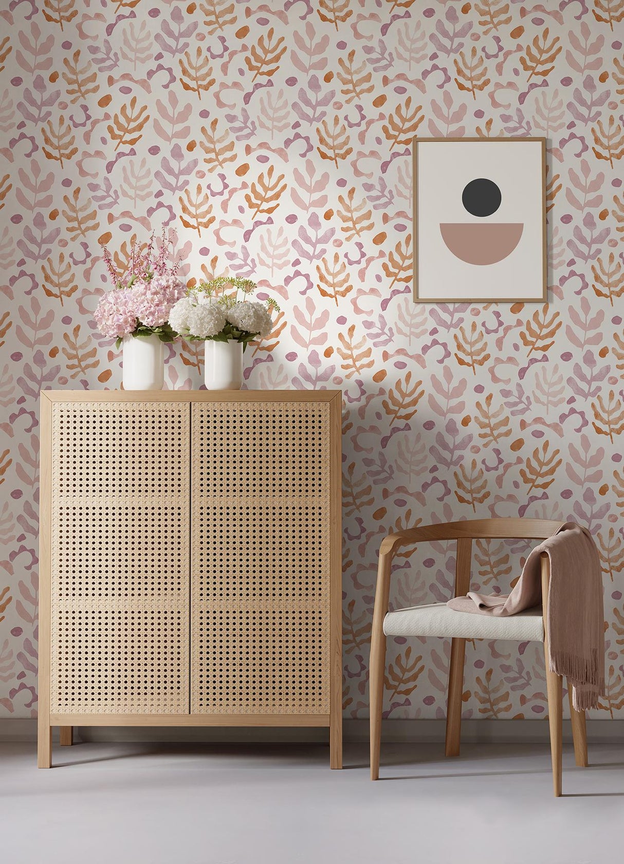York Mira Berry Peel & Stick Wallpaper