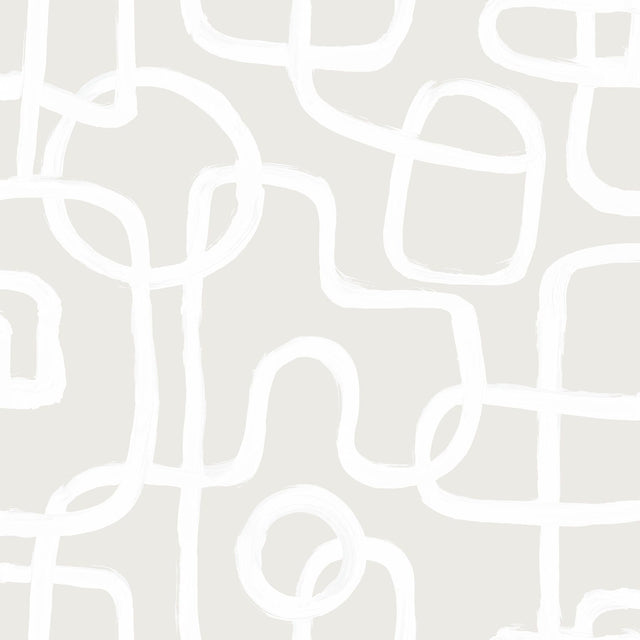 York Niko Cream Peel & Stick Wallpaper