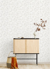 York Niko Cream Peel & Stick Wallpaper