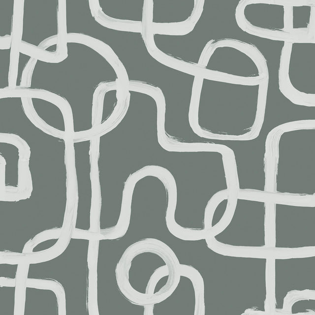 York Niko Grey Peel & Stick Wallpaper