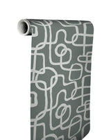 York Niko Grey Peel & Stick Wallpaper