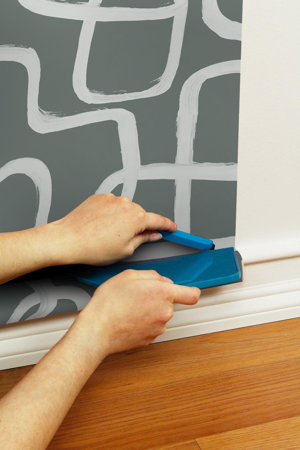 York Niko Grey Peel & Stick Wallpaper