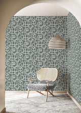 York Niko Grey Peel & Stick Wallpaper