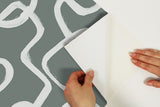 York Niko Grey Peel & Stick Wallpaper