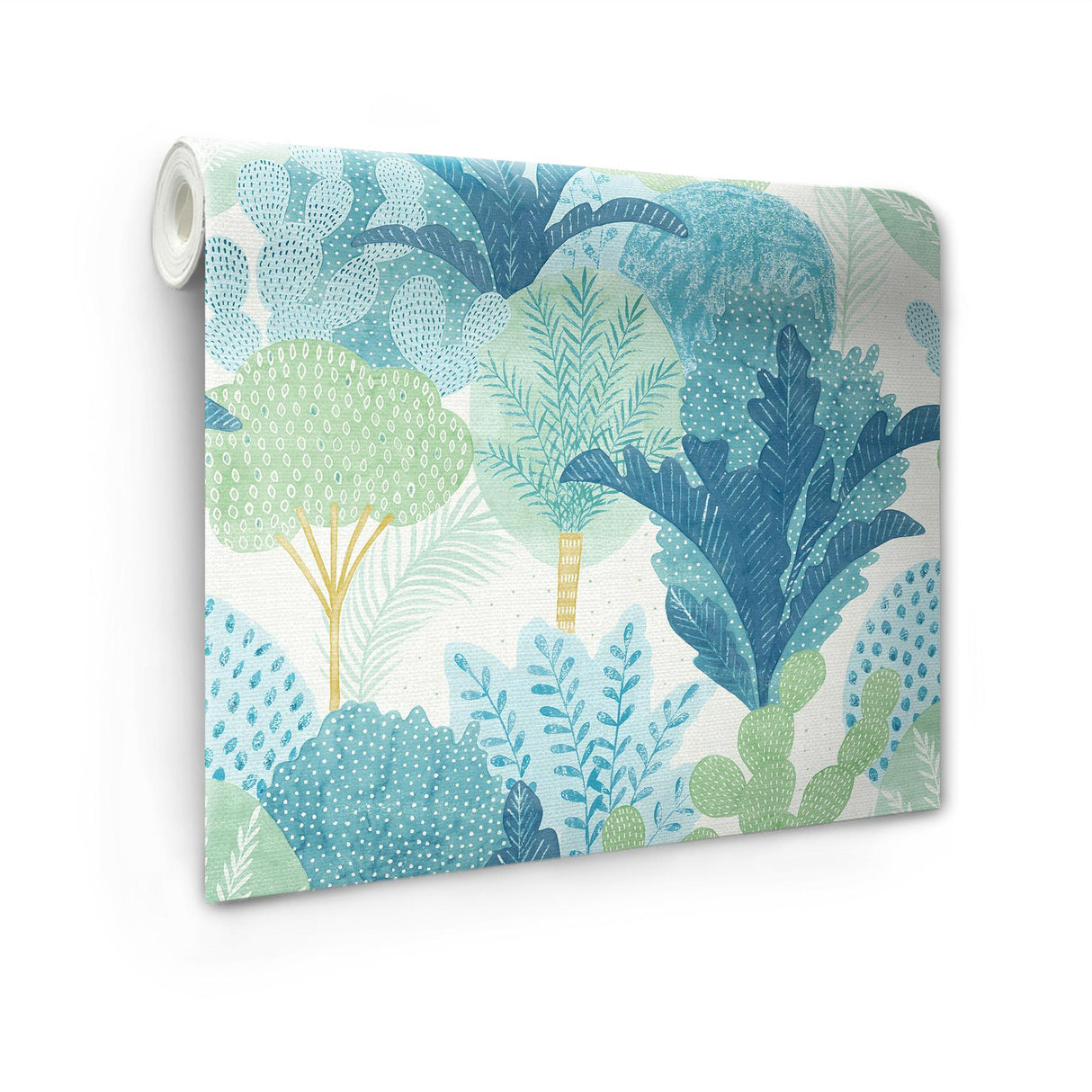 York Keilani Teal Peel & Stick Wallpaper