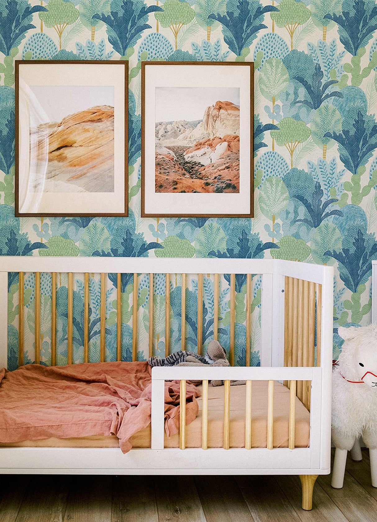 York Keilani Teal Peel & Stick Wallpaper