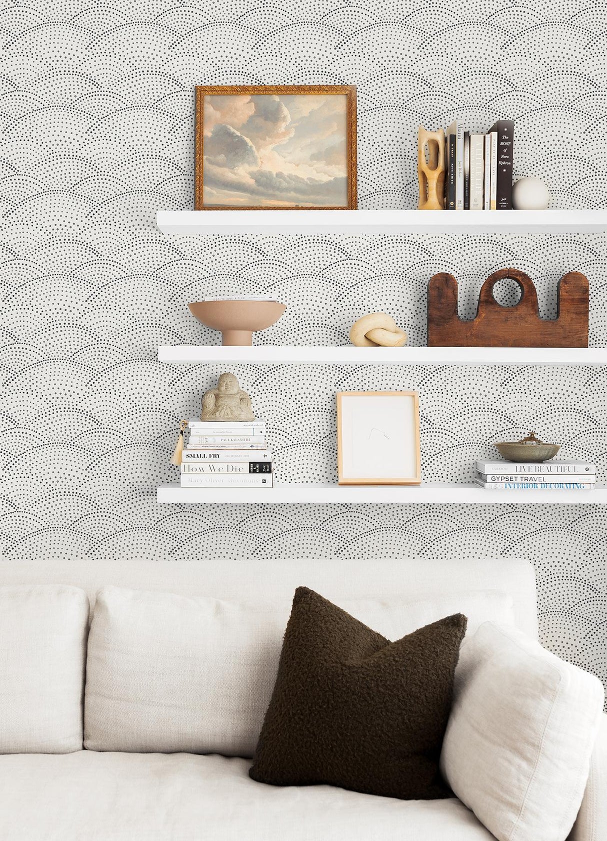 York Danton Charcoal Peel & Stick Wallpaper