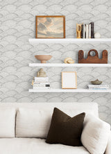 York Danton Charcoal Peel & Stick Wallpaper