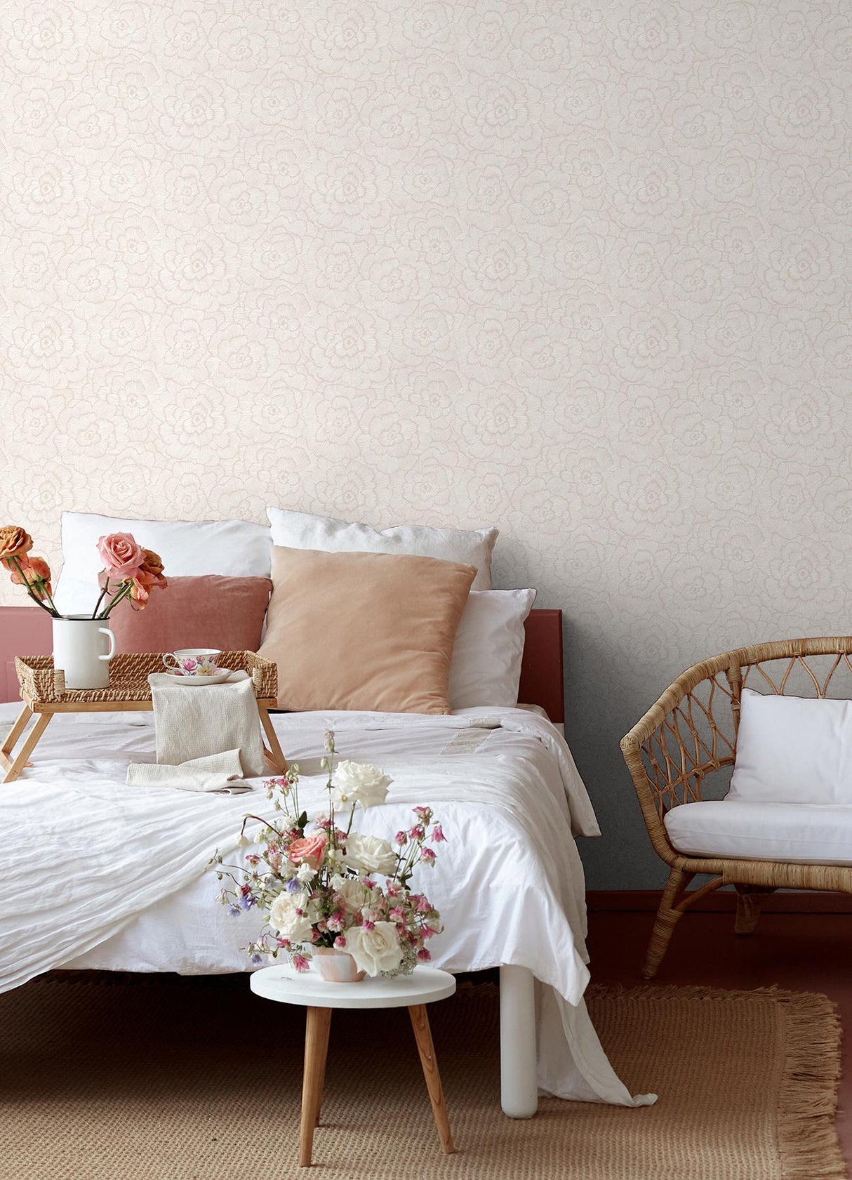 York Saraya Pink Peel & Stick Wallpaper