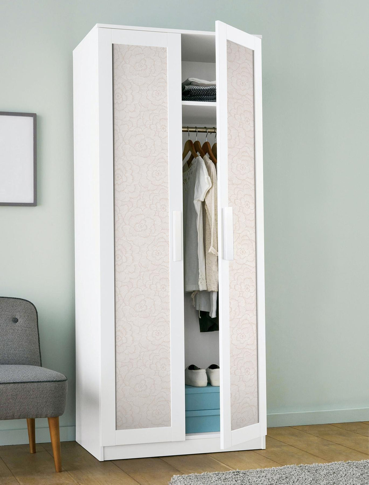 York Saraya Pink Peel & Stick Wallpaper