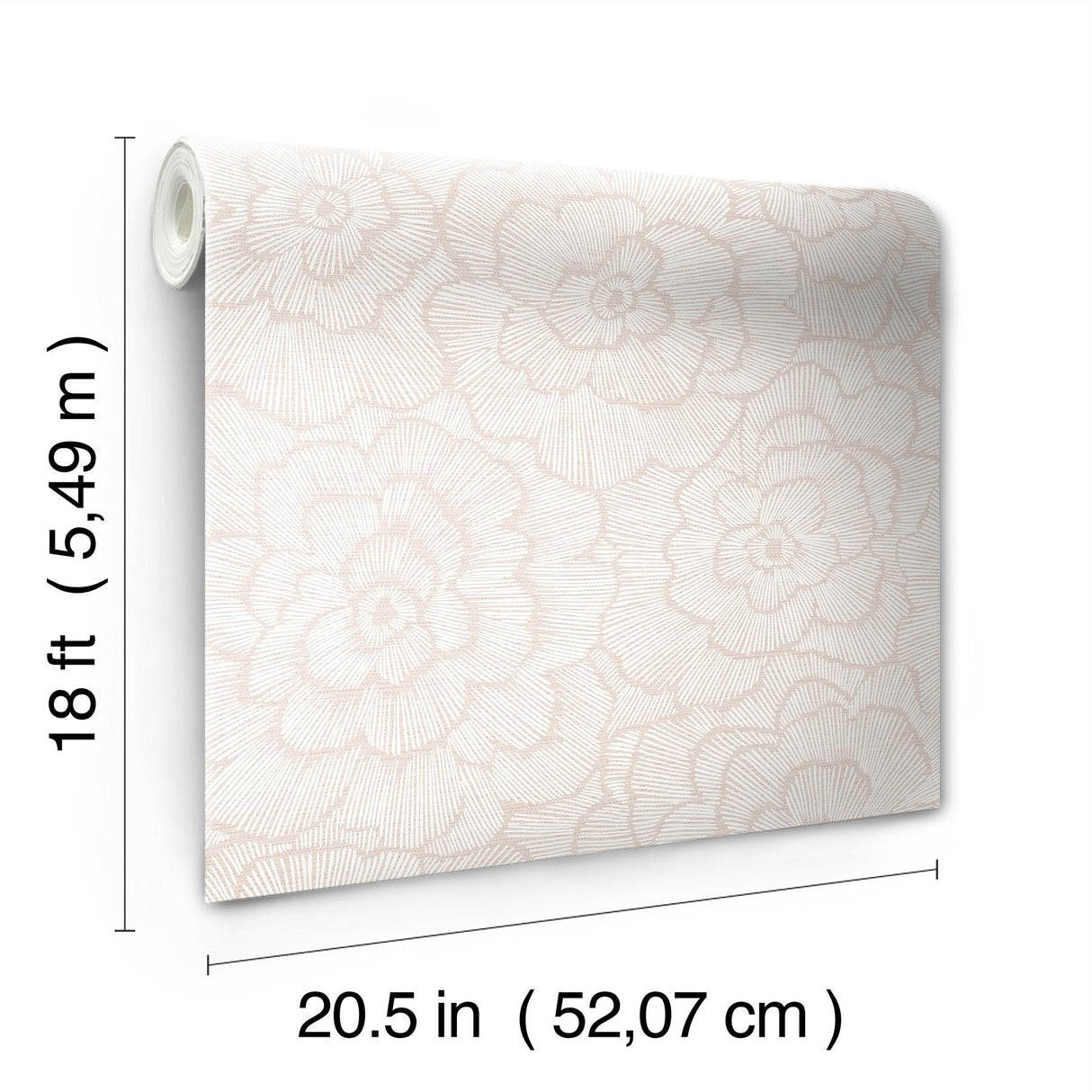 York Saraya Pink Peel & Stick Wallpaper