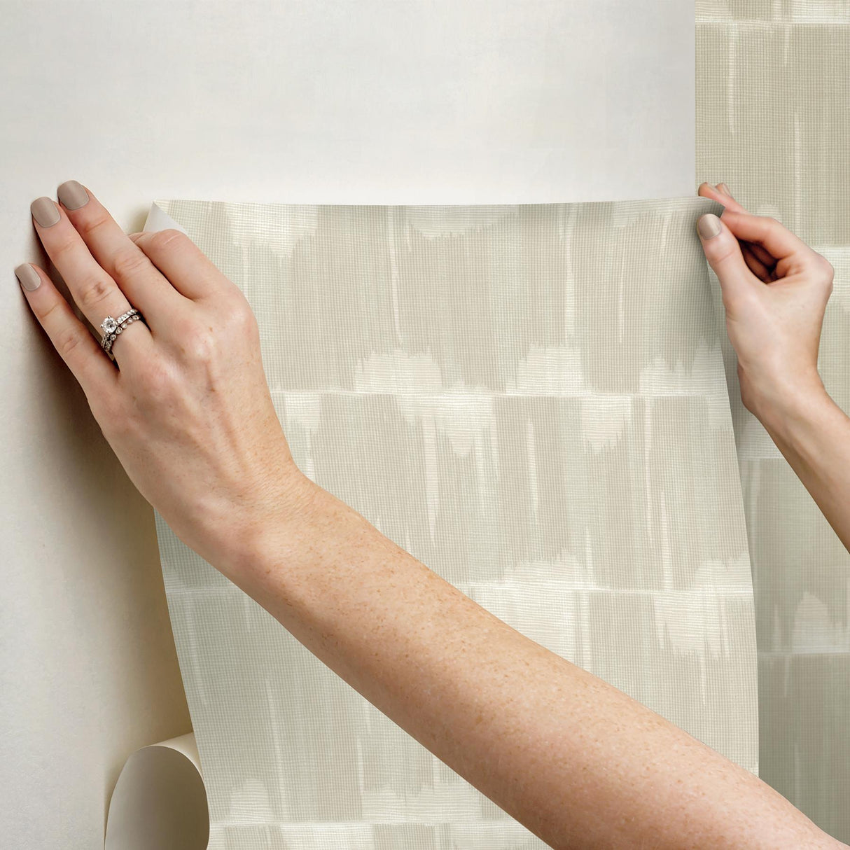 York Dallas Beige Peel & Stick Wallpaper