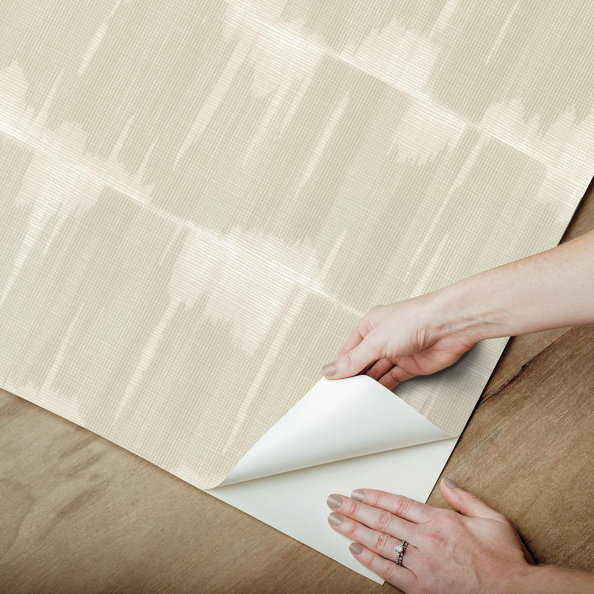 York Dallas Beige Peel & Stick Wallpaper