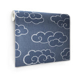 York Alto Navy Peel & Stick Wallpaper