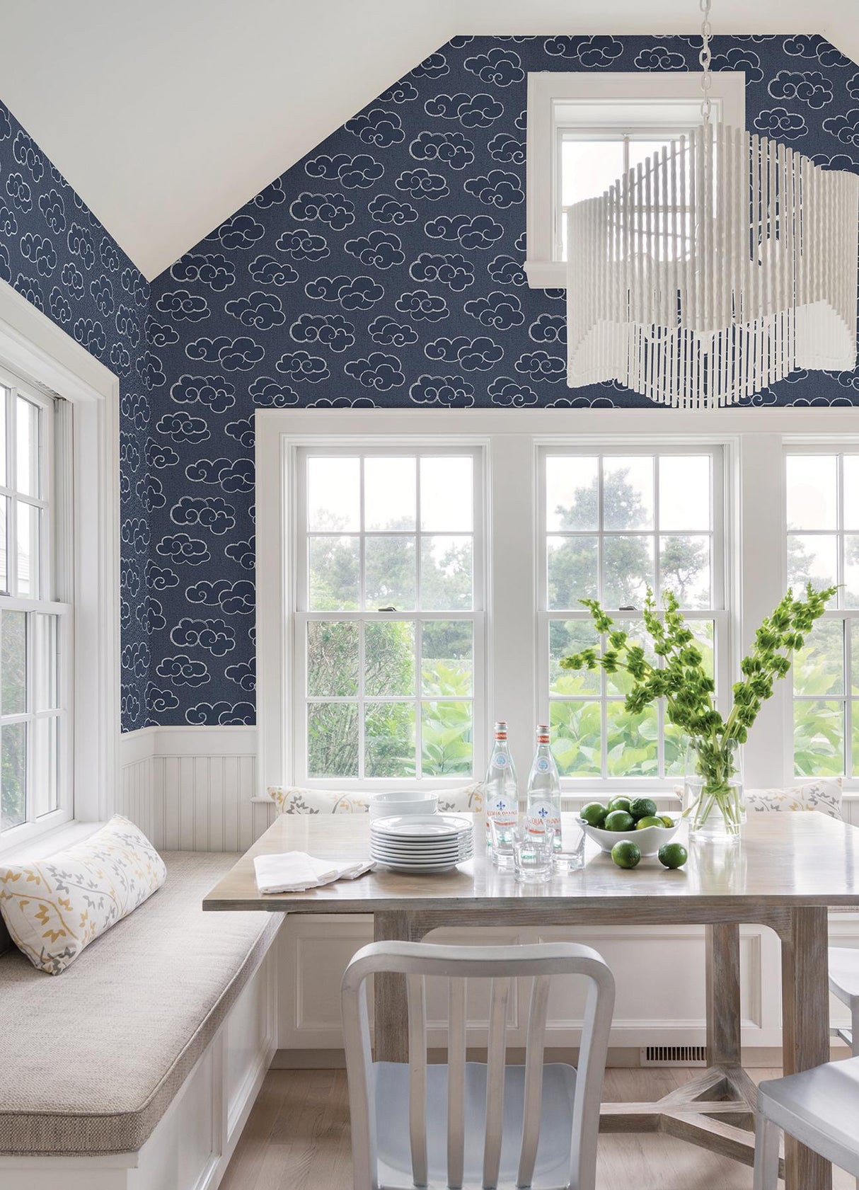 York Alto Navy Peel & Stick Wallpaper